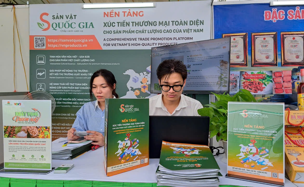 Sàn Sản vật quốc gia tham gia Hội chợ các sản phẩm OCOP xuất khẩu 2025