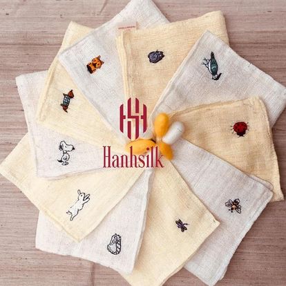 Khăn mặt tơ tằm